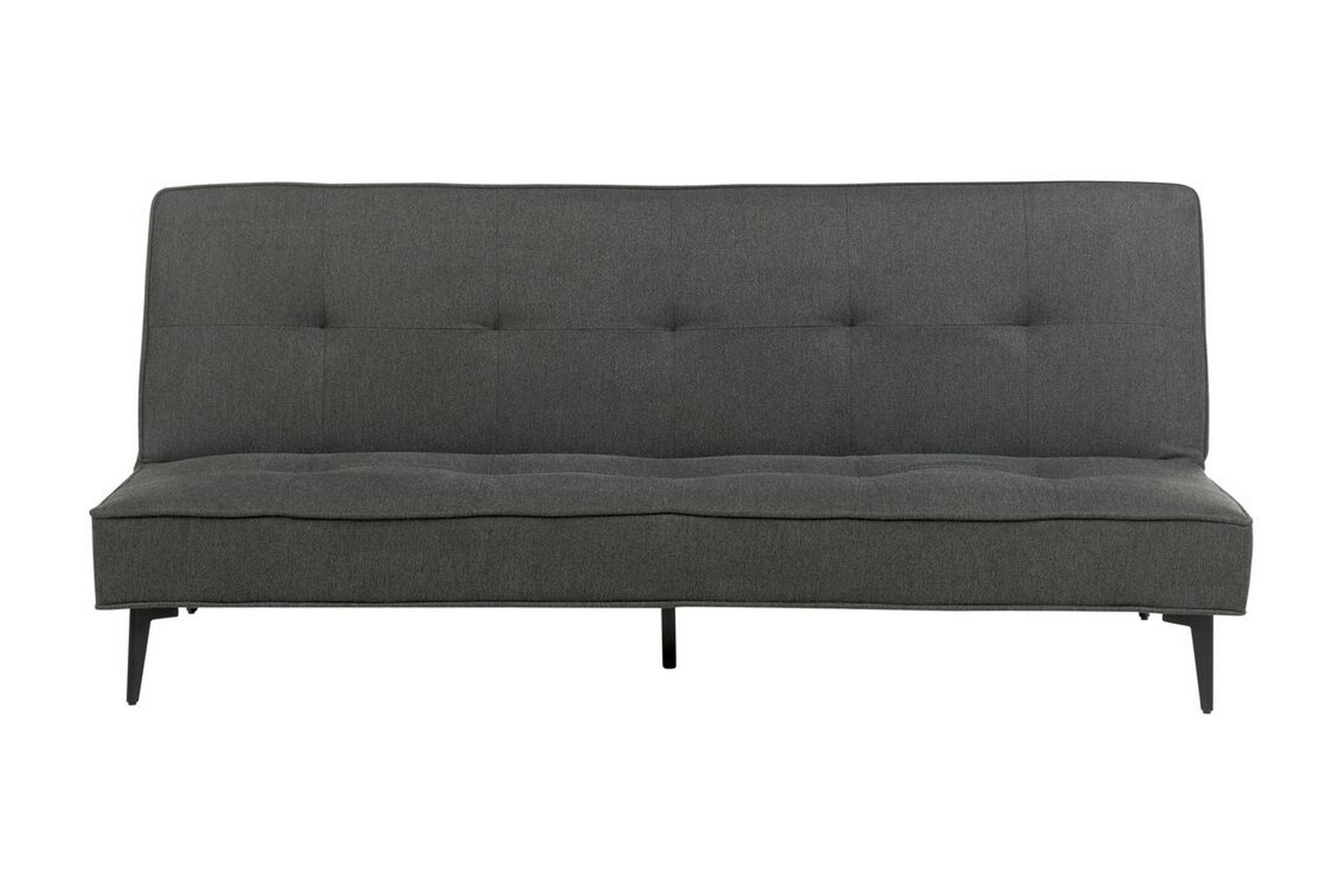 faizal bäddsoffa 3-sits - mörkgrå/svart