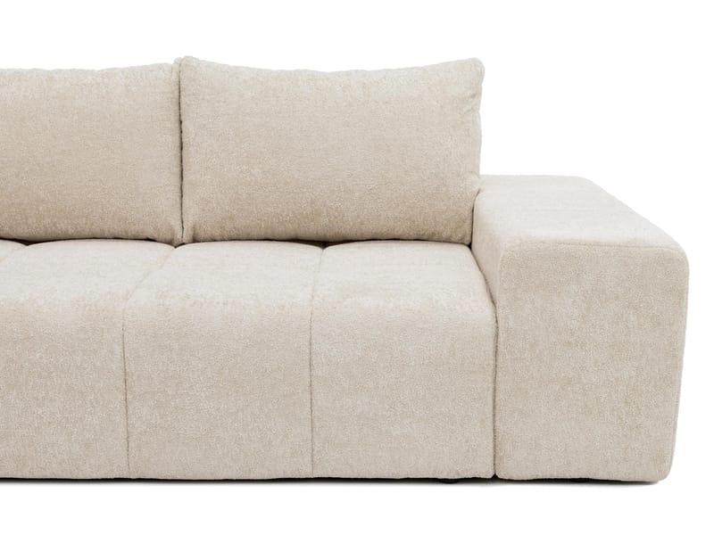 Falor 3-sits Bäddsoffa med divan Vänstervänd - brun - Möbler - Vardagsrum - Bäddsoffor - Hörnbäddsoffa