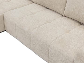 Falor 3-sits Bäddsoffa med divan Vänstervänd - brun - Möbler - Vardagsrum - Bäddsoffor - Hörnbäddsoffa