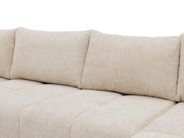 Falor 5-sits U-formad bäddsoffa - Benvit - Möbler - Vardagsrum - Bäddsoffor - Hörnbäddsoffa