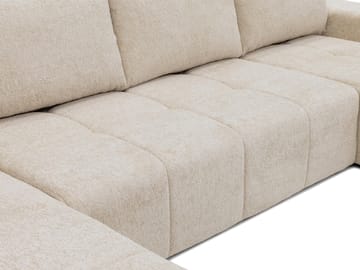 Falor 5-sits U-formad bäddsoffa - Brun - Möbler - Vardagsrum - Bäddsoffor - Hörnbäddsoffa