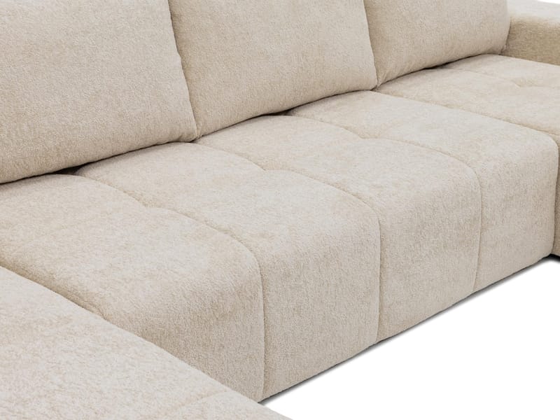 Falor 5-sits U-formad bäddsoffa - Brun - Möbler - Vardagsrum - Bäddsoffor - Hörnbäddsoffa