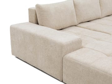 Falor 5-sits U-formad bäddsoffa - Brun - Möbler - Vardagsrum - Bäddsoffor - Hörnbäddsoffa