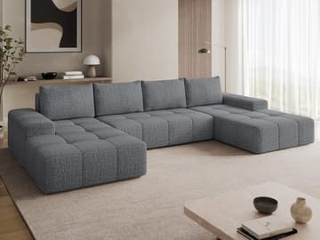 Falor 5-sits U-formad bäddsoffa - grå - Möbler - Vardagsrum - Bäddsoffor - Hörnbäddsoffa