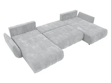 Faro 4-sits U-Bäddsoffa med förvaring - Beige - Möbler - Vardagsrum - Bäddsoffor - Hörnbäddsoffa