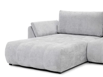 Faro 4-sits U-Bäddsoffa med förvaring - Grå - Möbler - Vardagsrum - Bäddsoffor - Hörnbäddsoffa