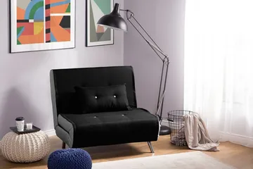 Farris Bäddsoffa 100 cm - Svart - Möbler - Vardagsrum - Bäddsoffor