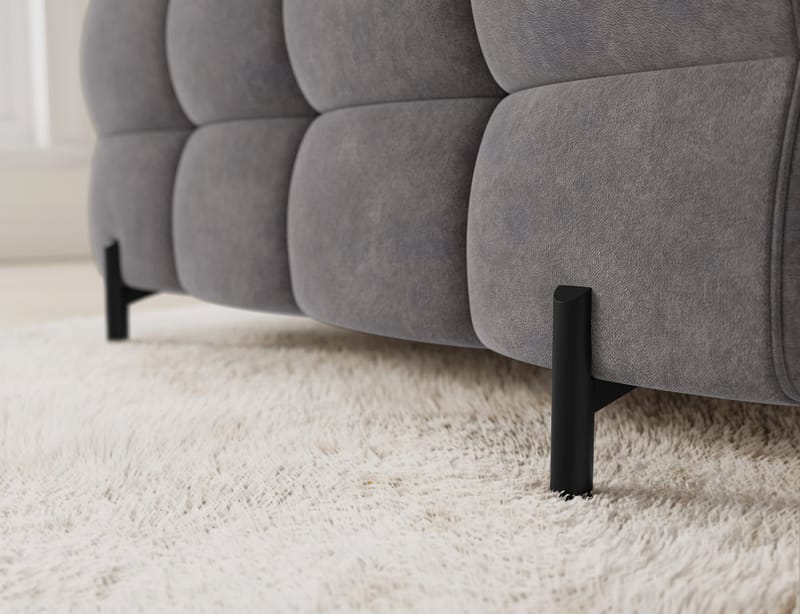 Fectory 6-sits Bubblig Hörnbäddsoffa med Schäslong och förvaring Höger - Aura 04 - Möbler - Vardagsrum - Bäddsoffor - Hörnbäddsoffa