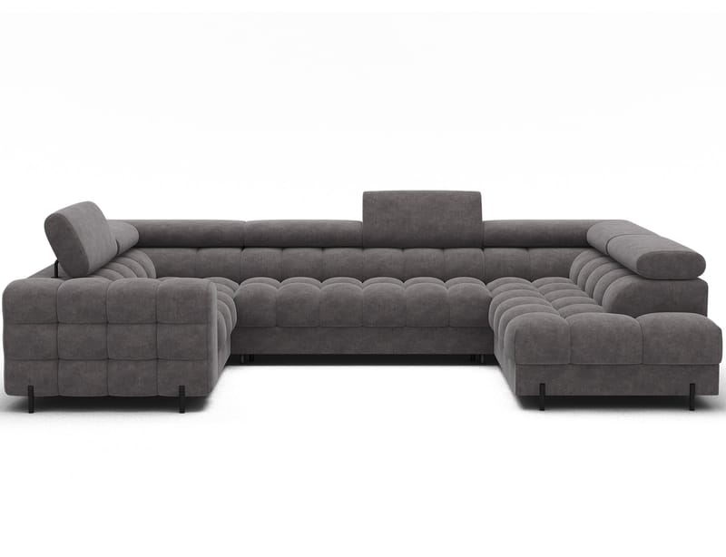 Fectory 6-sits Bubblig Hörnbäddsoffa med Schäslong och förvaring Höger - Aura 04 - Möbler - Vardagsrum - Bäddsoffor - Hörnbäddsoffa