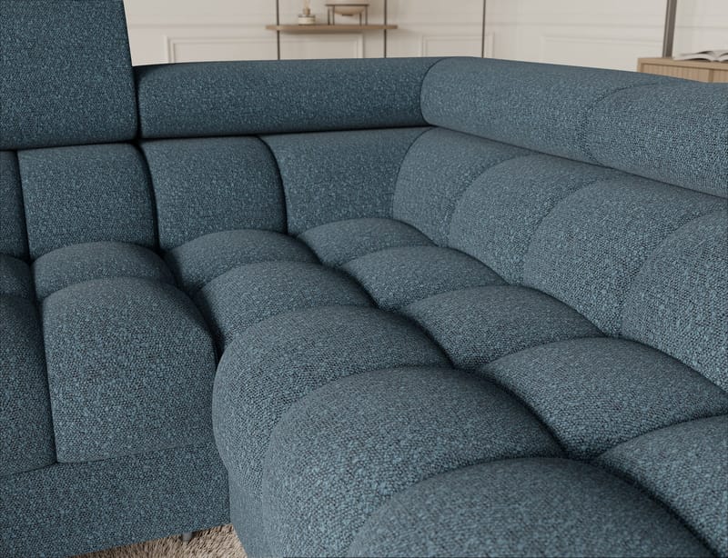 Fectory 6-sits Bubblig Hörnbäddsoffa med Schäslong och förvaring Höger - Jaffray 40 - Möbler - Vardagsrum - Bäddsoffor - Hörnbäddsoffa