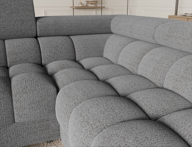 Fectory 6-sits Bubblig Hörnbäddsoffa med Schäslong och förvaring Höger - Royal 03 - Möbler - Vardagsrum - Bäddsoffor - Hörnbäddsoffa