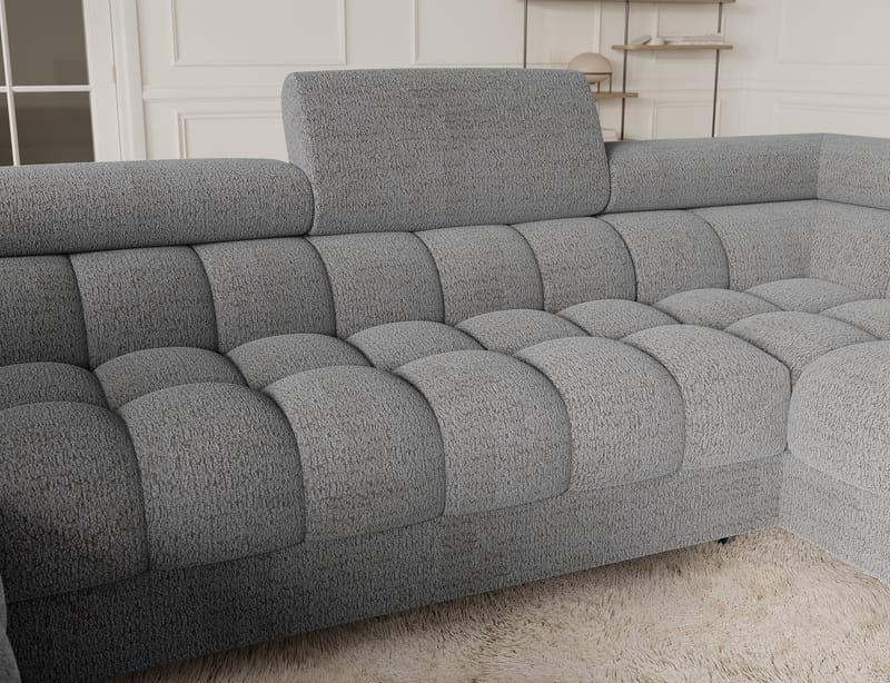 Fectory 6-sits Bubblig Hörnbäddsoffa med Schäslong och förvaring Höger - Royal 03 - Möbler - Vardagsrum - Bäddsoffor - Hörnbäddsoffa