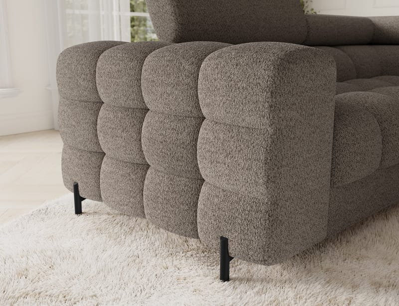 Fectory 6-sits Bubblig Hörnbäddsoffa med Schäslong och förvaring Höger - Royal 20 - Möbler - Vardagsrum - Bäddsoffor - Hörnbäddsoffa