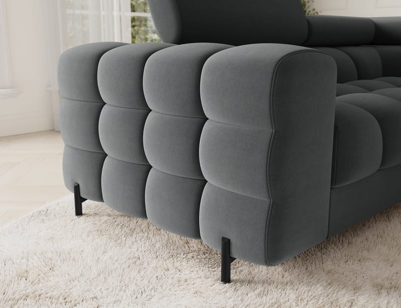 Fectory 6-sits Bubblig Hörnbäddsoffa med Schäslong och förvaring Höger - Sola 06 - Möbler - Vardagsrum - Bäddsoffor - Hörnbäddsoffa