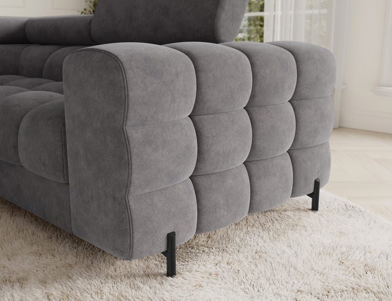 Fectory 6-sits Bubblig Hörnbäddsoffa med Schäslong och förvaring Vänster - Aura 04 - Möbler - Vardagsrum - Bäddsoffor - Hörnbäddsoffa