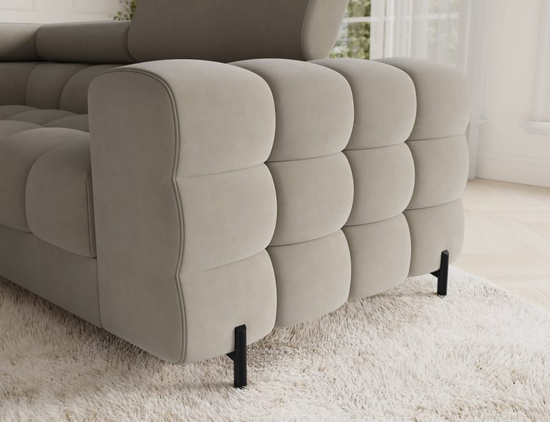 Fectory 6-sits Bubblig Hörnbäddsoffa med Schäslong och förvaring Vänster - Aura 18 - Möbler - Vardagsrum - Bäddsoffor - Hörnbäddsoffa