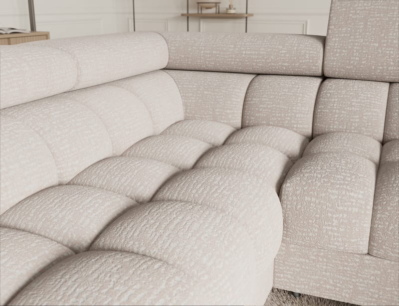Fectory 6-sits Bubblig Hörnbäddsoffa med Schäslong och förvaring Vänster - Baffix 20 - Möbler - Vardagsrum - Bäddsoffor - Hörnbäddsoffa