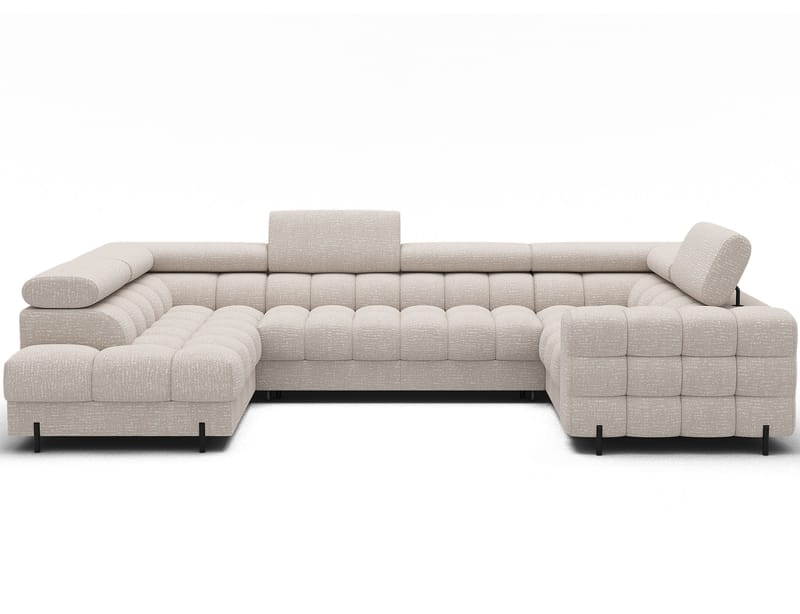 Fectory 6-sits Bubblig Hörnbäddsoffa med Schäslong och förvaring Vänster - Baffix 20 - Möbler - Vardagsrum - Bäddsoffor - Hörnbäddsoffa