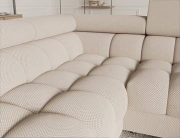 Fectory 6-sits Bubblig Hörnbäddsoffa med Schäslong och förvaring Vänster - Calmora 18 - Möbler - Vardagsrum - Bäddsoffor - Hörnbäddsoffa