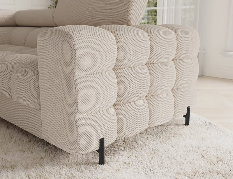 Fectory 6-sits Bubblig Hörnbäddsoffa med Schäslong och förvaring Vänster - Calmora 18 - Möbler - Vardagsrum - Bäddsoffor - Hörnbäddsoffa