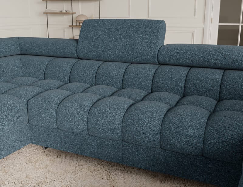 Fectory 6-sits Bubblig Hörnbäddsoffa med Schäslong och förvaring Vänster - Jaffray 40 - Möbler - Vardagsrum - Bäddsoffor - Hörnbäddsoffa