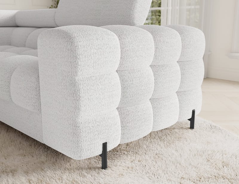 Fectory 6-sits Bubblig Hörnbäddsoffa med Schäslong och förvaring Vänster - Royal 01 - Möbler - Vardagsrum - Bäddsoffor - Hörnbäddsoffa