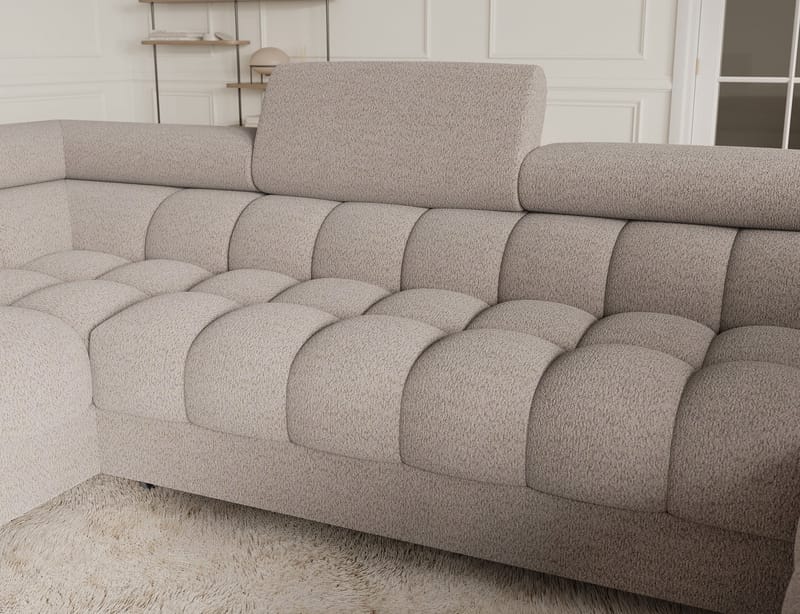 Fectory 6-sits Bubblig Hörnbäddsoffa med Schäslong och förvaring Vänster - Royal 18 - Möbler - Vardagsrum - Bäddsoffor - Hörnbäddsoffa
