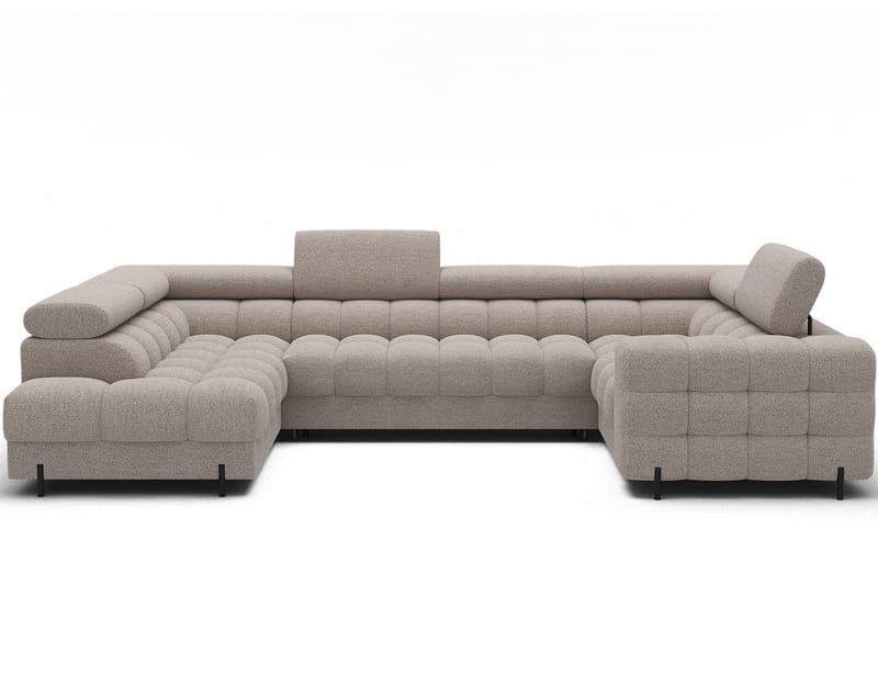 Fectory 6-sits Bubblig Hörnbäddsoffa med Schäslong och förvaring Vänster - Royal 18 - Möbler - Vardagsrum - Bäddsoffor - Hörnbäddsoffa
