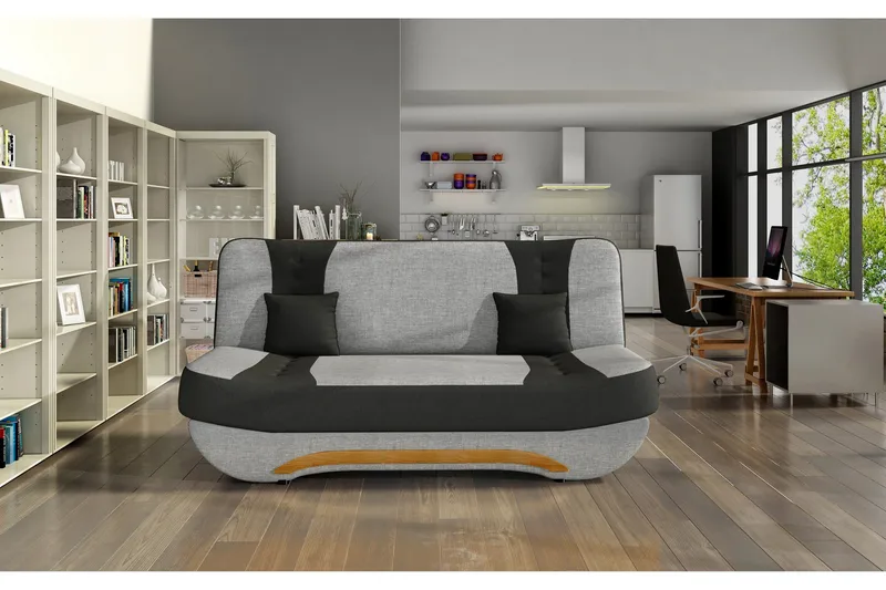 Fenga Bäddsoffa - Grå/Svart - Möbler - Vardagsrum - Bäddsoffor