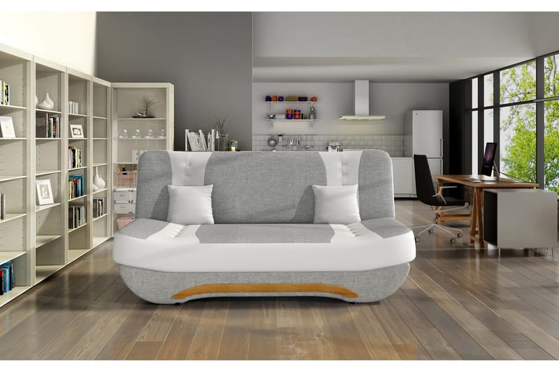 Fenga Bäddsoffa, Grå/Vit