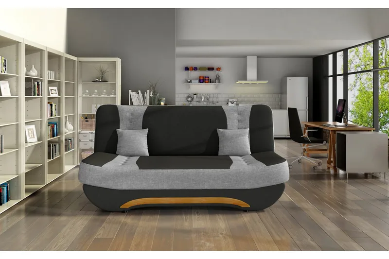 Fenga Bäddsoffa - Svart/Grå - Möbler - Vardagsrum - Bäddsoffor