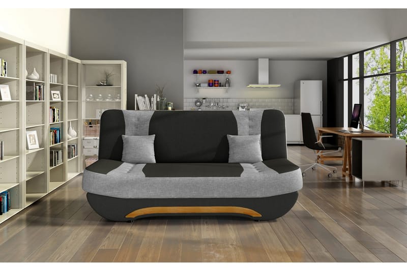 Fenga Bäddsoffa - Svart/Grå - Möbler - Vardagsrum - Bäddsoffor