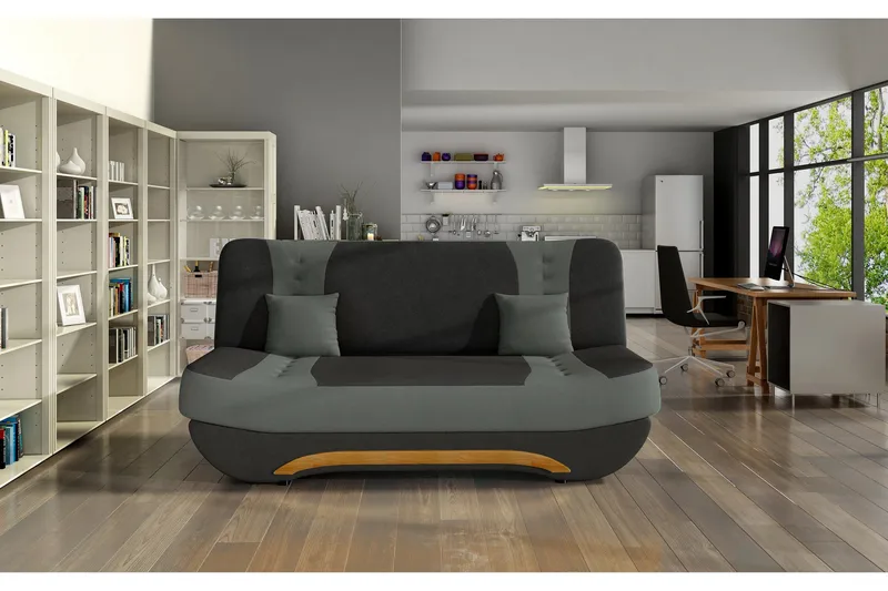 Fenga Bäddsoffa - Svart/Grå - Möbler - Vardagsrum - Bäddsoffor