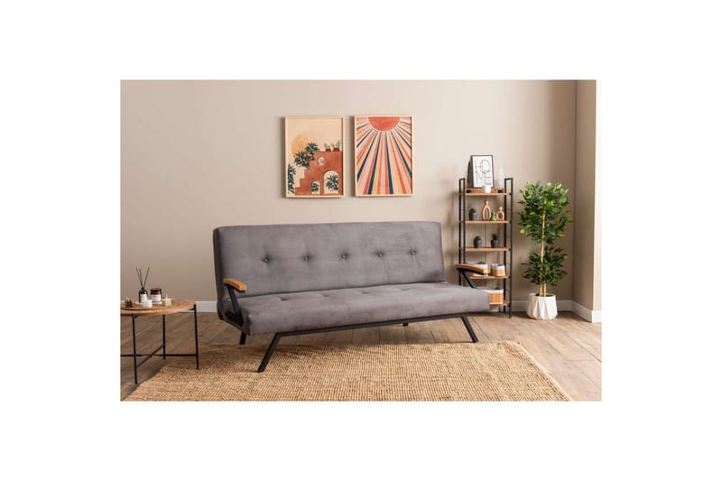 Fennor Bäddsoffa 3-sits - Grå - Möbler - Vardagsrum - Bäddsoffor
