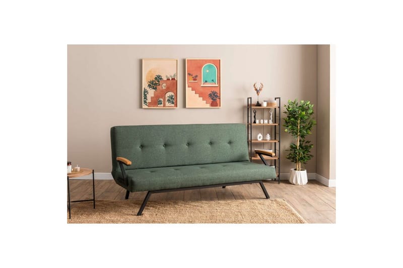 Fennor Bäddsoffa 3-sits - Grön - Möbler - Vardagsrum - Bäddsoffor