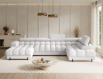 Feraria 6-sits Bubblig Bäddsoffa med Divan och Schäslong förvaring Höger - Royal 01 - Möbler - Vardagsrum - Bäddsoffor - Hörnbäddsoffa