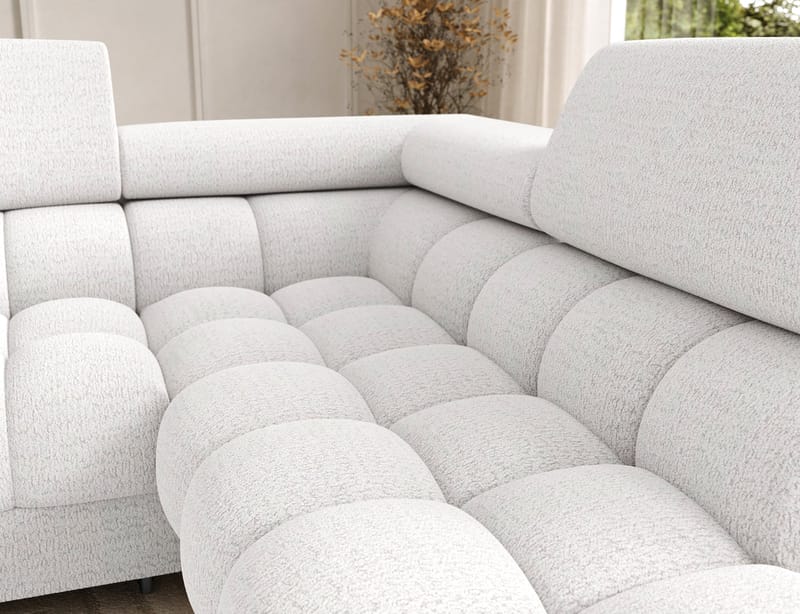 Feraria 6-sits Bubblig Bäddsoffa med Divan och Schäslong förvaring Höger - Royal 01 - Möbler - Vardagsrum - Bäddsoffor - Hörnbäddsoffa