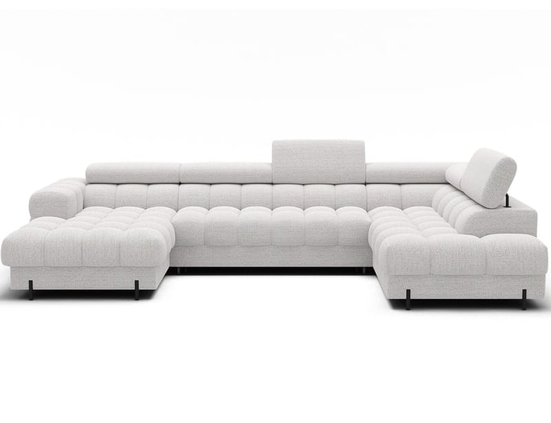 Feraria 6-sits Bubblig Bäddsoffa med Divan och Schäslong förvaring Höger - Royal 01 - Möbler - Vardagsrum - Bäddsoffor - Hörnbäddsoffa