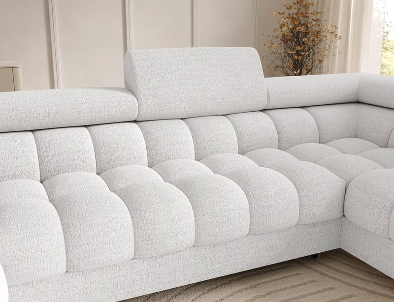 Feraria 6-sits Bubblig Bäddsoffa med Divan och Schäslong förvaring Höger - Royal 01 - Möbler - Vardagsrum - Bäddsoffor - Hörnbäddsoffa