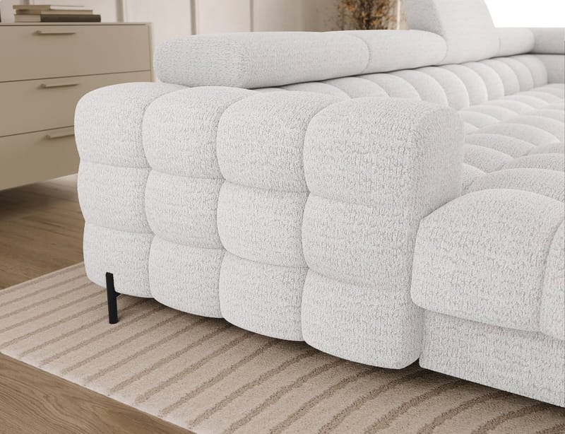 Feraria 6-sits Bubblig Bäddsoffa med Divan och Schäslong förvaring Höger - Royal 01 - Möbler - Vardagsrum - Bäddsoffor - Hörnbäddsoffa