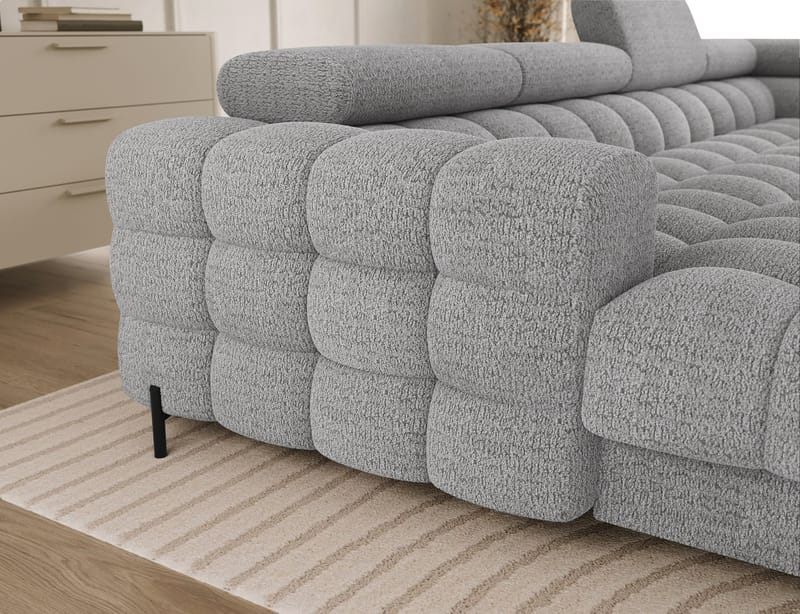 Feraria 6-sits Bubblig Bäddsoffa med Divan och Schäslong förvaring Höger - Royal 03 - Möbler - Vardagsrum - Bäddsoffor - Hörnbäddsoffa