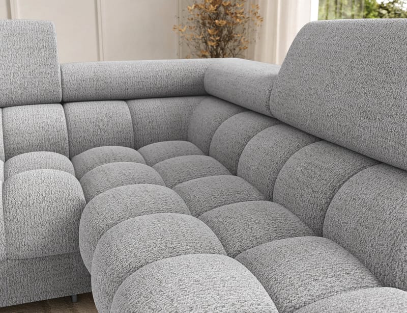 Feraria 6-sits Bubblig Bäddsoffa med Divan och Schäslong förvaring Höger - Royal 03 - Möbler - Vardagsrum - Bäddsoffor - Hörnbäddsoffa