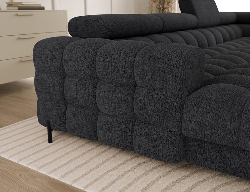 Feraria 6-sits Bubblig Bäddsoffa med Divan och Schäslong förvaring Höger - Royal 05 - Möbler - Vardagsrum - Bäddsoffor - Hörnbäddsoffa