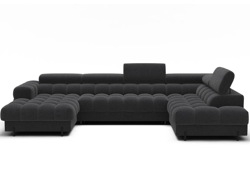 Feraria 6-sits Bubblig Bäddsoffa med Divan och Schäslong förvaring Höger - Royal 05 - Möbler - Vardagsrum - Bäddsoffor - Hörnbäddsoffa