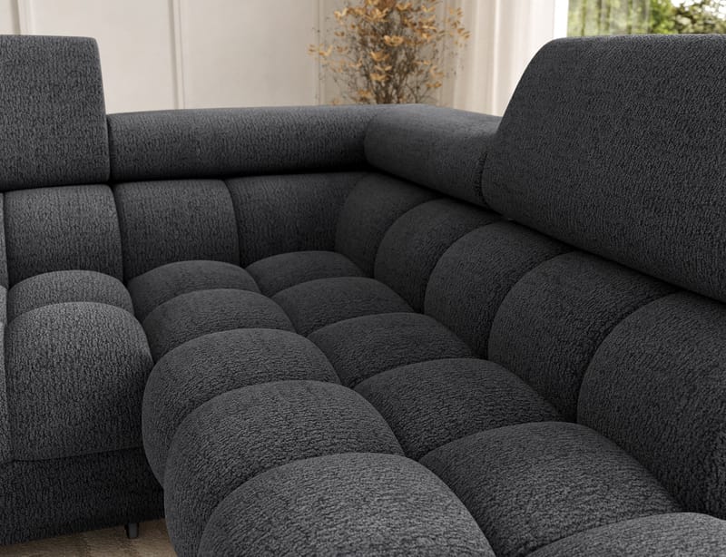 Feraria 6-sits Bubblig Bäddsoffa med Divan och Schäslong förvaring Höger - Royal 05 - Möbler - Vardagsrum - Bäddsoffor - Hörnbäddsoffa