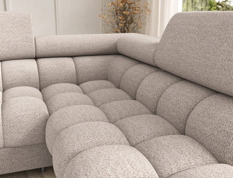 Feraria 6-sits Bubblig Bäddsoffa med Divan och Schäslong förvaring Höger - Royal 18 - Möbler - Vardagsrum - Bäddsoffor - Hörnbäddsoffa