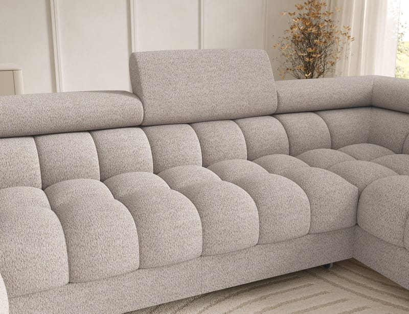 Feraria 6-sits Bubblig Bäddsoffa med Divan och Schäslong förvaring Höger - Royal 18 - Möbler - Vardagsrum - Bäddsoffor - Hörnbäddsoffa