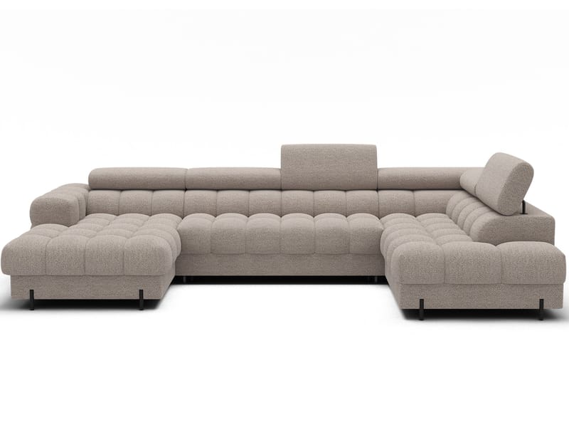 Feraria 6-sits Bubblig Bäddsoffa med Divan och Schäslong förvaring Höger - Royal 18 - Möbler - Vardagsrum - Bäddsoffor - Hörnbäddsoffa