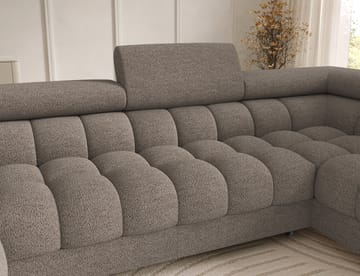 Feraria 6-sits Bubblig Bäddsoffa med Divan och Schäslong förvaring Höger - Royal 20 - Möbler - Vardagsrum - Bäddsoffor - Hörnbäddsoffa