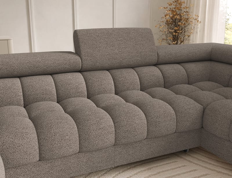 Feraria 6-sits Bubblig Bäddsoffa med Divan och Schäslong förvaring Höger - Royal 20 - Möbler - Vardagsrum - Bäddsoffor - Hörnbäddsoffa